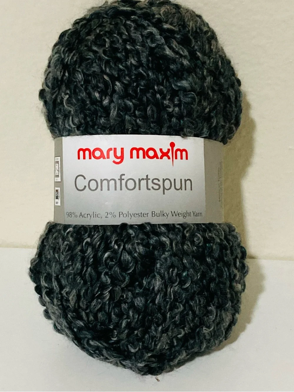 NEW 200g Mary Maxim Comfortspun Bulky Yarn Color: Slate